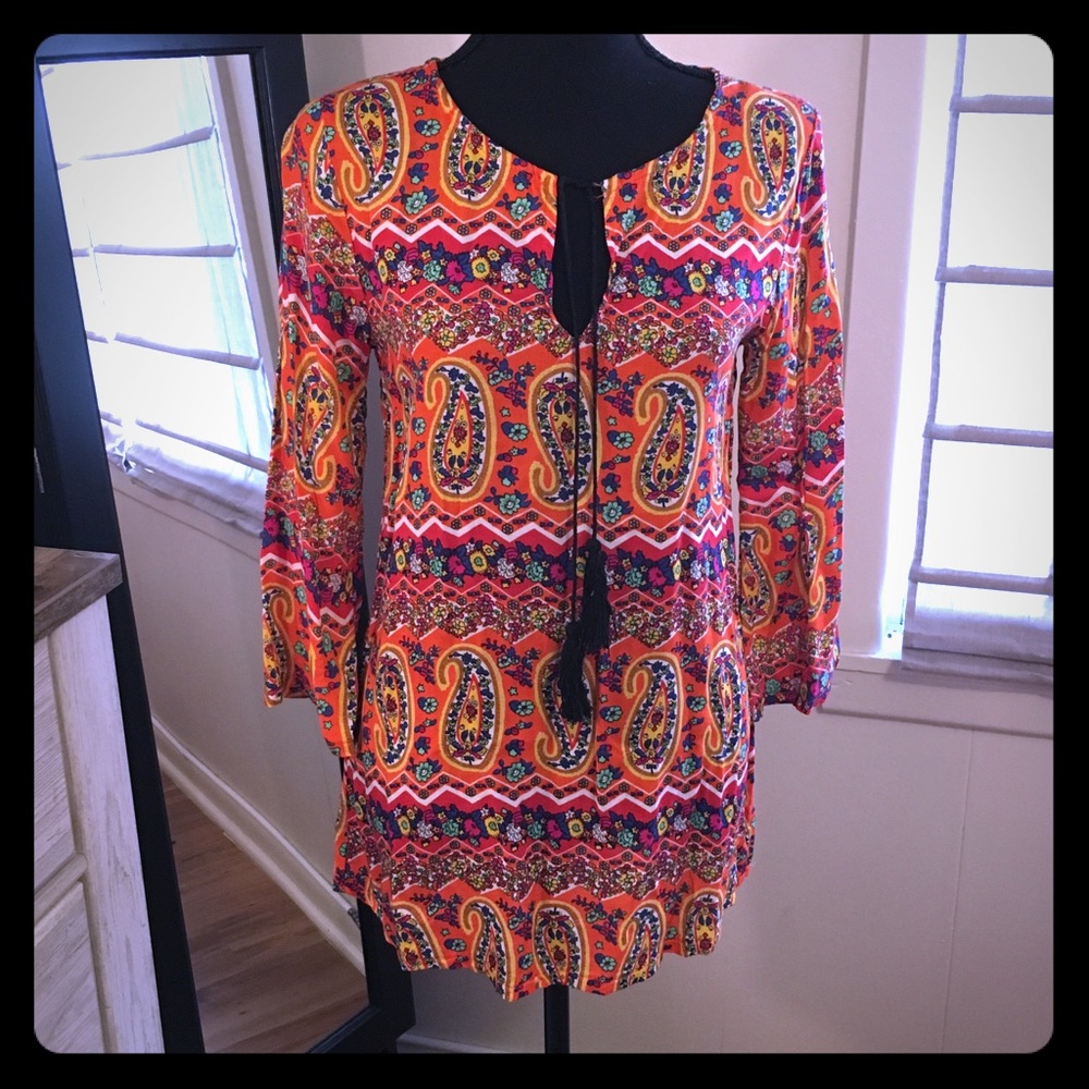 Colorful tunic top Size 2.